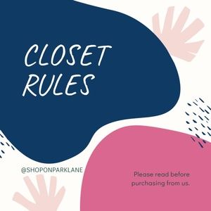 Closet details: Please read BEFORE buying👇